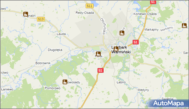 mapa Pilnik, Pilnik na mapie Targeo