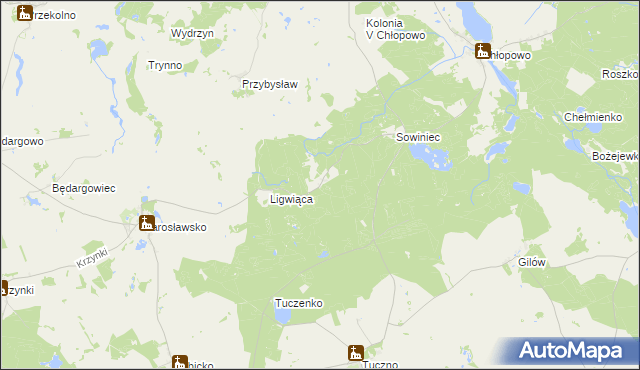 mapa Pluskocin gmina Krzęcin, Pluskocin gmina Krzęcin na mapie Targeo