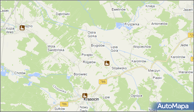 mapa Podlesko, Podlesko na mapie Targeo