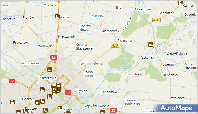 mapa Pólko gmina Żelazków, Pólko gmina Żelazków na mapie Targeo