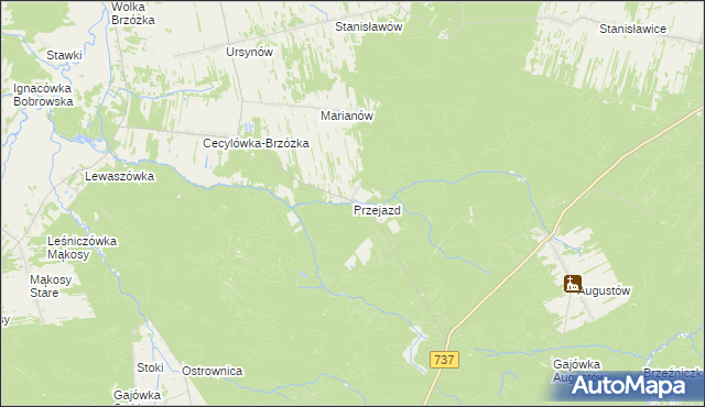 mapa Przejazd, Przejazd na mapie Targeo