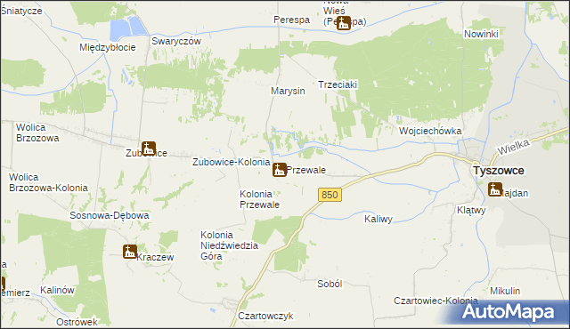 mapa Przewale, Przewale na mapie Targeo