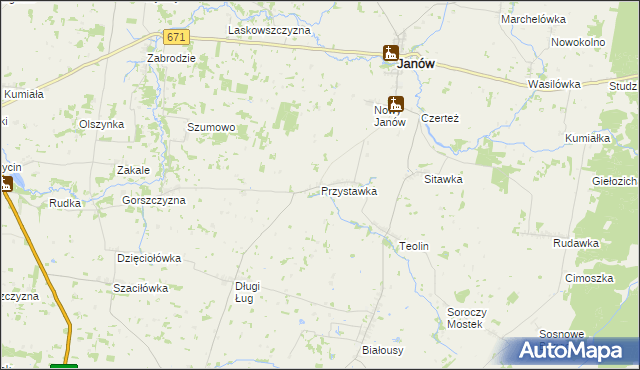 mapa Przystawka, Przystawka na mapie Targeo