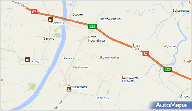 mapa Pułkownikówka, Pułkownikówka na mapie Targeo