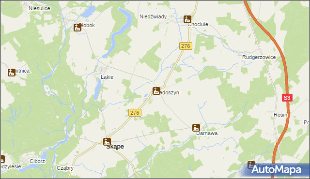 mapa Radoszyn, Radoszyn na mapie Targeo