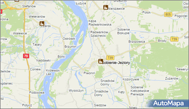 mapa Radwanków Królewski, Radwanków Królewski na mapie Targeo