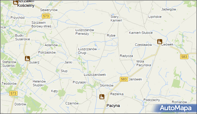 mapa Robertów, Robertów na mapie Targeo