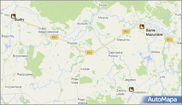 mapa Różanka-Dwór, Różanka-Dwór na mapie Targeo