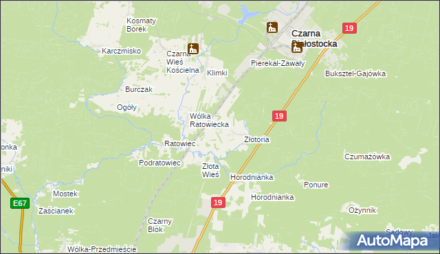 mapa Ruda Rzeczka, Ruda Rzeczka na mapie Targeo
