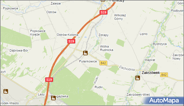 mapa Rudnik Szlachecki, Rudnik Szlachecki na mapie Targeo