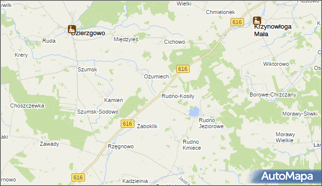 mapa Rudno-Kosiły, Rudno-Kosiły na mapie Targeo