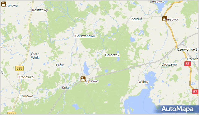 mapa Rycybałt, Rycybałt na mapie Targeo