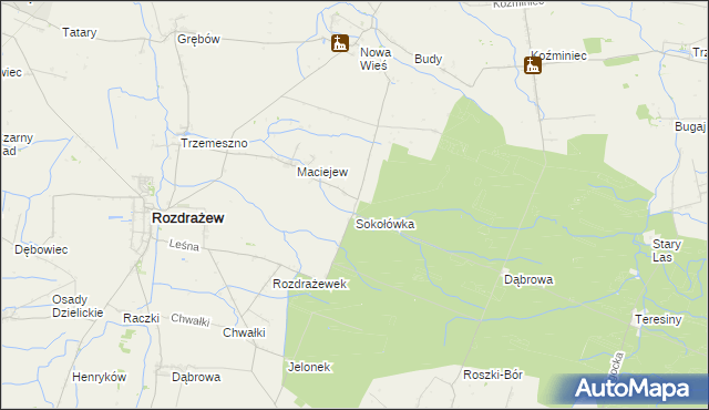 mapa Ryczków, Ryczków na mapie Targeo