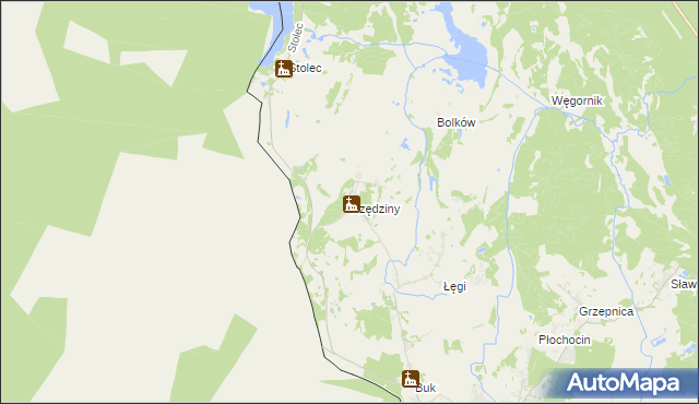 mapa Rzędziny, Rzędziny na mapie Targeo