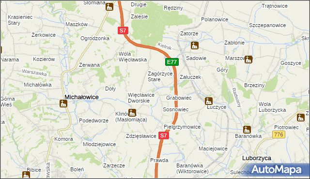mapa Sieborowice, Sieborowice na mapie Targeo