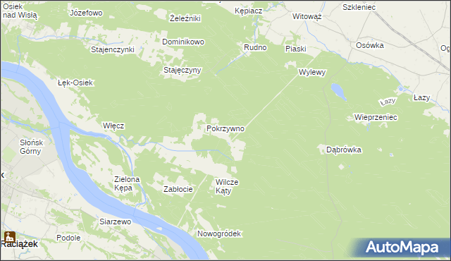 mapa Skwirynowo, Skwirynowo na mapie Targeo