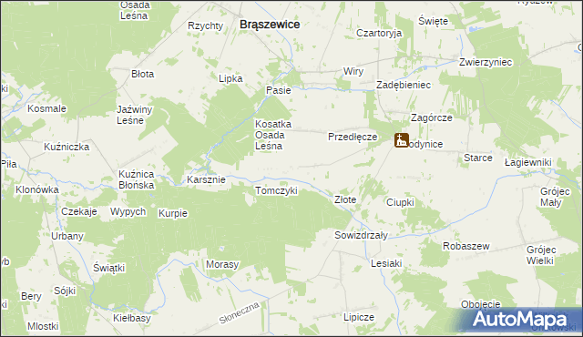 mapa Sokolenie, Sokolenie na mapie Targeo