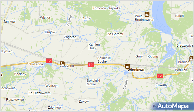 mapa Sokolniki Suche, Sokolniki Suche na mapie Targeo