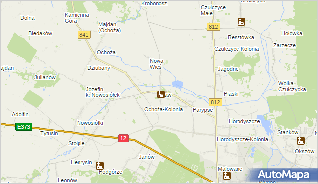 mapa Staw gmina Chełm, Staw gmina Chełm na mapie Targeo