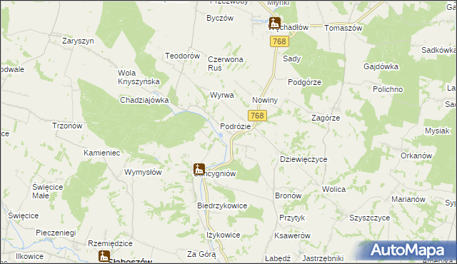 mapa Stępocice, Stępocice na mapie Targeo