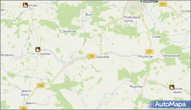 mapa Stypułów, Stypułów na mapie Targeo