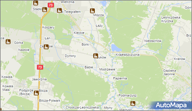 mapa Suków gmina Daleszyce, Suków gmina Daleszyce na mapie Targeo