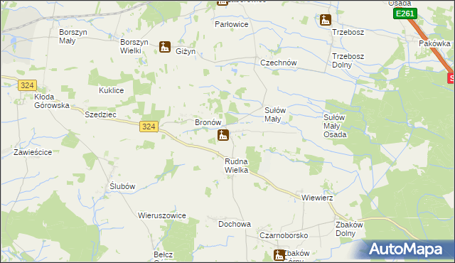 mapa Sułów Wielki, Sułów Wielki na mapie Targeo