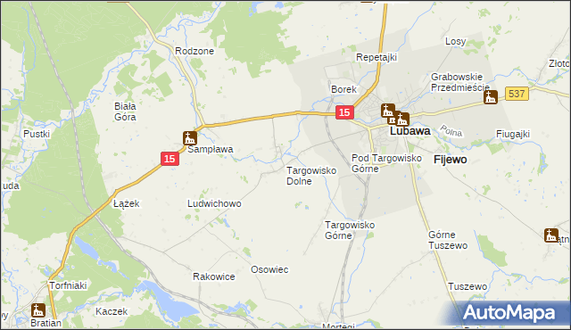 mapa Targowisko Dolne, Targowisko Dolne na mapie Targeo