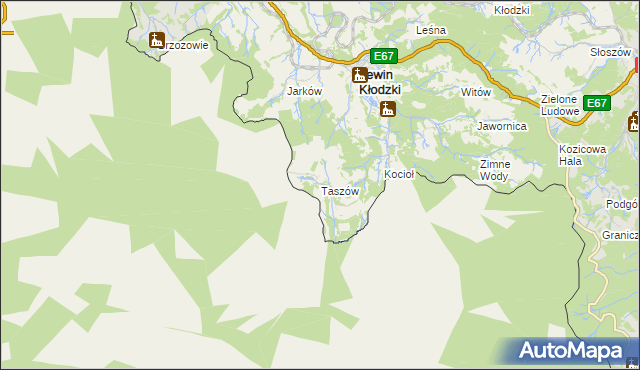 mapa Taszów, Taszów na mapie Targeo