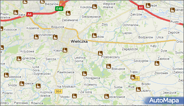 mapa Tomaszkowice, Tomaszkowice na mapie Targeo