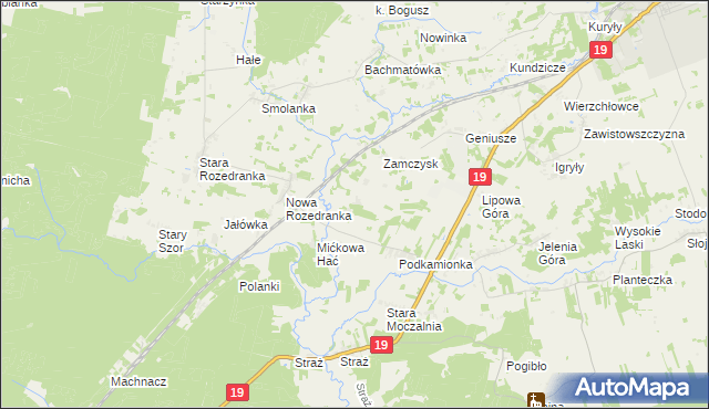 mapa Wierzchjedlina, Wierzchjedlina na mapie Targeo