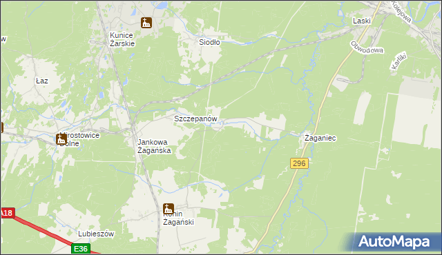 mapa Wilkowisko gmina Iłowa, Wilkowisko gmina Iłowa na mapie Targeo