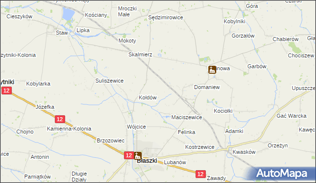 mapa Woleń, Woleń na mapie Targeo