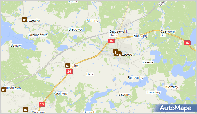 mapa Wrócikowo, Wrócikowo na mapie Targeo