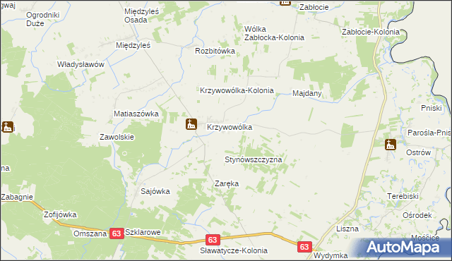 mapa Zańków, Zańków na mapie Targeo