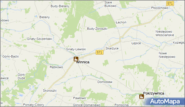 mapa Zbroszki, Zbroszki na mapie Targeo