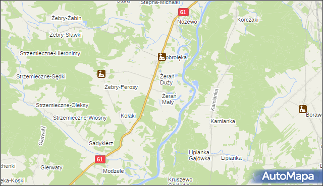 mapa Żerań Mały, Żerań Mały na mapie Targeo