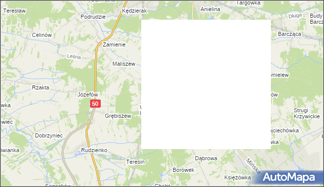 mapa Iłówiec gmina Mińsk Mazowiecki, Iłówiec gmina Mińsk Mazowiecki na mapie Targeo