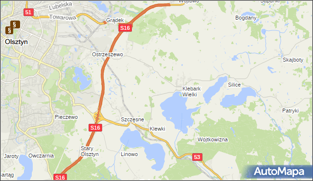 mapa Biedówko, Biedówko na mapie Targeo