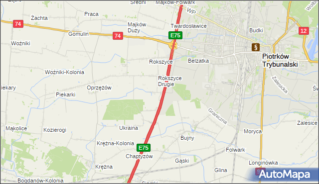 mapa Kargał-Las, Kargał-Las na mapie Targeo