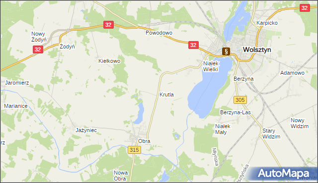 mapa Krutla, Krutla na mapie Targeo