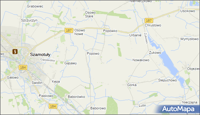 mapa Wychowaniec, Wychowaniec na mapie Targeo