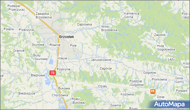 mapa Opacionka, Opacionka na mapie Targeo