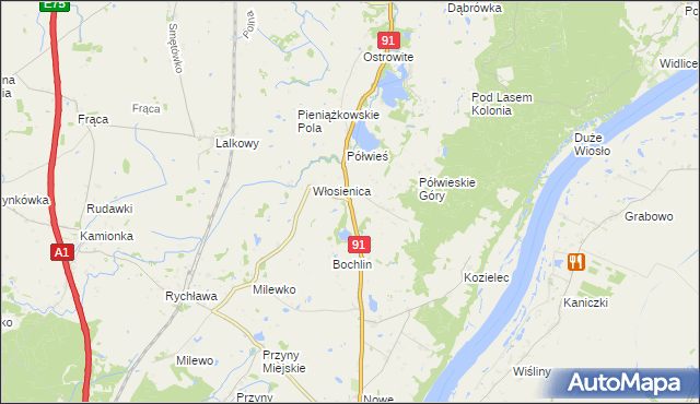 mapa Pieniążkowo, Pieniążkowo na mapie Targeo