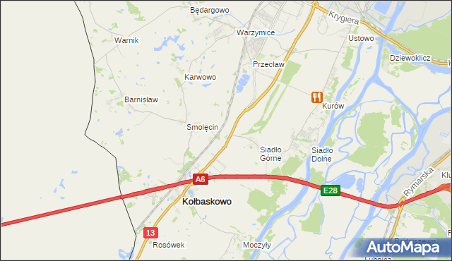 mapa Smętowice, Smętowice na mapie Targeo
