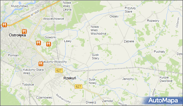 mapa Susk Stary, Susk Stary na mapie Targeo