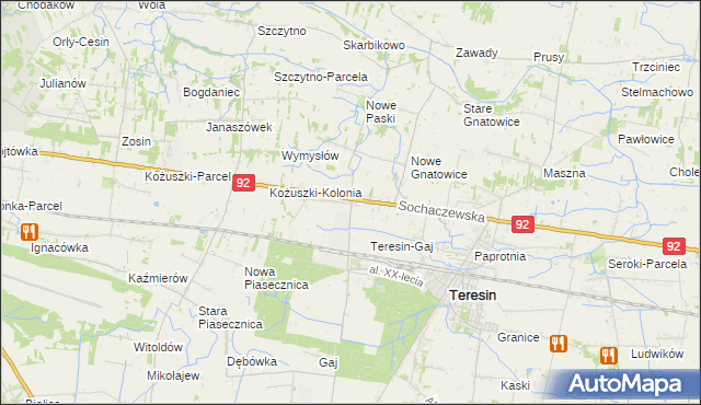 mapa Topołowa, Topołowa na mapie Targeo