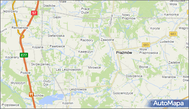 mapa Wilcza Wólka, Wilcza Wólka na mapie Targeo