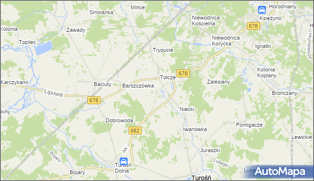 mapa Markowszczyzna, Markowszczyzna na mapie Targeo