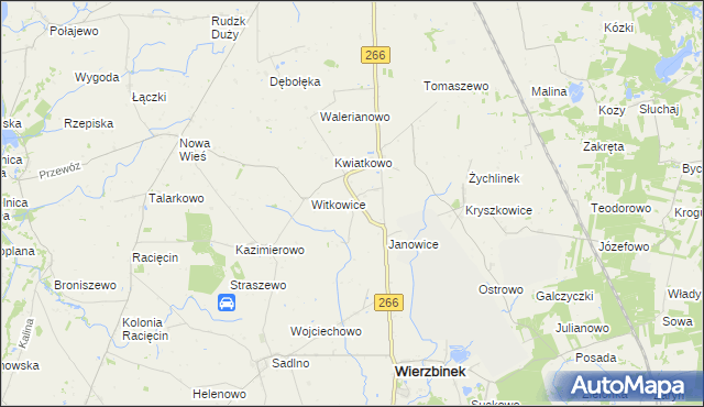 mapa Palmowo, Palmowo na mapie Targeo